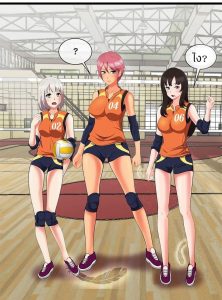 The Naughty Volleyball Team